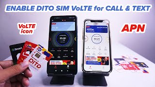 HOW TO ENABLE DITO SIM VoLTE for CALL amp TEXT [upl. by Esila145]