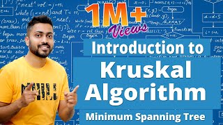 L48 Kruskal Algorithm for Minimum Spanning Tree in Hindi  Algorithm [upl. by Silrak]