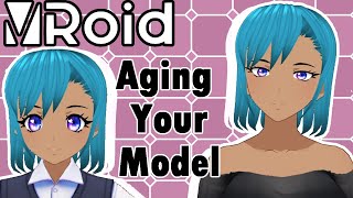 Tutorial  Aging Your Models in Vroid [upl. by Notsruht82]