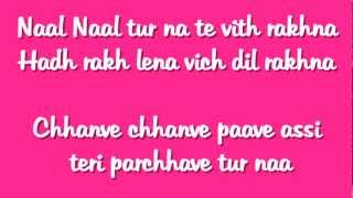 Heer Lyrics HD  Jab Tak Hai Jaan  ft Harshdeep Kaur  AR Rahman [upl. by Giguere766]