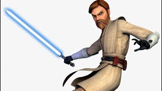 All Obi Wan Kenobi Lightsaber Duels  Star Wars The Clone Wars [upl. by Nyrad]