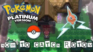 Pokemon Platinum  How To Catch Rotom [upl. by Ralston]