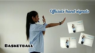 Basketball Officials Hand Signals How To Officiate Basketball [upl. by Chow]