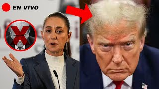 ESCANDALO EN VIVO TRUMP HUMILLA EL PUEBLO MEXICANO PERO SHEINBAUM DIJO “¡NADIE NOS SUBESTIMA” [upl. by Chara]