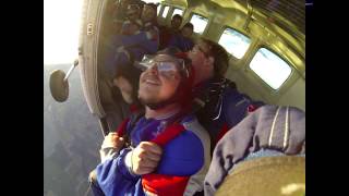 Jake Chapmans Tandem skydive [upl. by Nevear]