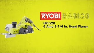 RYOBI BASICS Hand Planer [upl. by Fornof118]