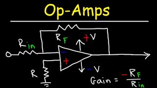 Operational Amplifiers  Inverting amp Non Inverting OpAmps [upl. by Colver]