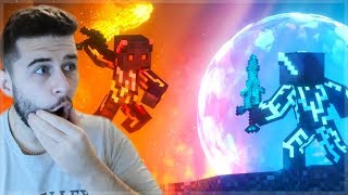 REACTING TO THE DARK HERO MINECRAFT MOVIE Minecraft Animations Reaction [upl. by Bonita107]