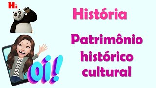 PATRIMÔNIOS HISTÓRICOS  MATERIAIS IMATERIAIS E NATURAIS [upl. by Odracir578]