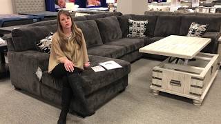 Ashley 80703 Ballinasloe Sectional  SpeedyFurniturecom [upl. by Zebada]