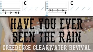 quotHave You Ever Seen The Rainquot Easy Guitar Lesson  Tutorial  CCR John Fogerty [upl. by Younger]