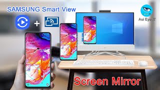 Screen Mirror Samsung Smart View connect to Windows 10 [upl. by Ethbinium825]