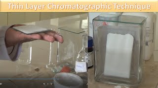 Demonstration of Thin Layer Chromatographic TLC Technique [upl. by Weixel482]