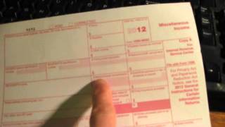 How to fill out an IRS 1099MISC Tax Form [upl. by Akselaw]