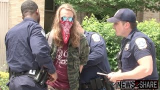 Antifa Protester Handcuffed After Fighting Jack Posobiec [upl. by Kerrie761]