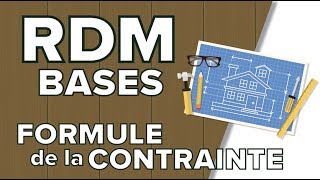 RDM Sollicitations Simples Formule de la Contrainte [upl. by Ravaj]