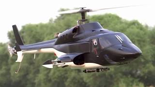 New version Full custom Airwolf 500size RC Heli Test flight [upl. by Broderick]