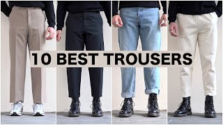 The Best 10 Trousers  Menswear Essentials [upl. by Fenwick]