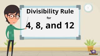 Divisibility Rules for 4 8 and 12 [upl. by Aydni628]