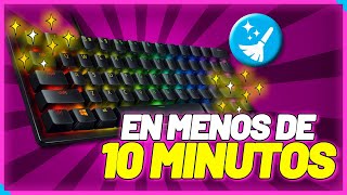 TU TECLADO IMPECABLE en SÓLO 3 PASOS  Como limpiar un teclado mecánico [upl. by Selfridge]