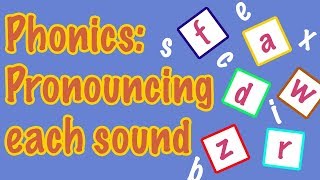 English Letter Pronunciation  Phonics [upl. by Torto]