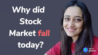 Why Stock Market Crashed today  Why did stock market fall today shorts [upl. by Ehcor733]