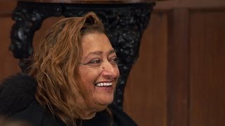 Dame Zaha Hadid  Full QampA  Oxford Union [upl. by Yur]