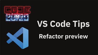 VS Code tips — Refactor preview [upl. by Sugihara]