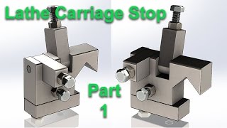 Making a Carriage Stop for a Metal Lathe with Multiple Stops Part 1 [upl. by Nay]