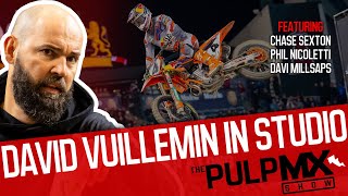 PulpMX Show 610  Chase Sexton Nicoletti Millsaps w David Vuillemin in Studio [upl. by Treblig]