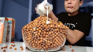 MASSIVE Reeses Puffs Cereal CHALLENGE 6000 Cals [upl. by Enihpesoj128]