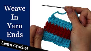 Weave in Loose Yarn Ends  Beginner Course Lesson 8 [upl. by Rivalee132]