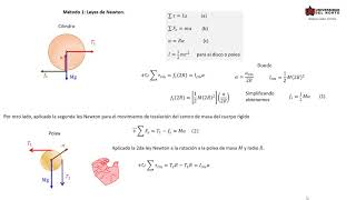 Ejercicios resueltos de dinámica rotacional Parte 1 [upl. by Ramso336]