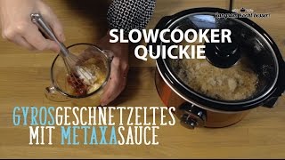 SlowcookerQuickie Gyros in MetaxaSauce [upl. by Medarda]