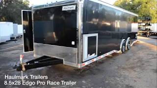 2015 Haulmark Low Hauler 7x14 Motorcycle Trailer [upl. by Snebur219]