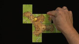 How to play Carcassonne  pt 1 of 2  base set [upl. by Yldarb]