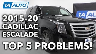 Top 5 Problems Cadillac Escalade SUV 4th Generation 201520 [upl. by Jerald]