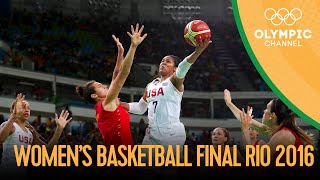 USA 🆚 Spain  Womens Basketball Gold Medal Match  Rio 2016 Replays [upl. by Braca773]