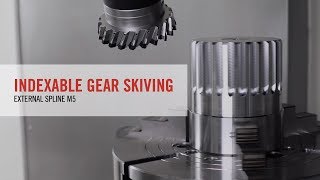 Indexable Gear Skiving  Seco Tools [upl. by Mehala]