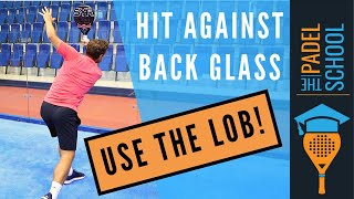 How should YOU hit off the back glass Padel Tactics [upl. by Jopa484]