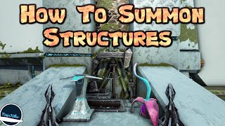 How to Summon Structures on your Ark Survival Evolved server or singleplayer [upl. by Ainehta]