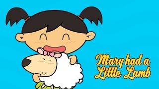 Mary Had a Little Lamb  Baby Lamb Song with Lyrics  Nursery Rhymes amp Baby Songs by Luke amp Mary [upl. by Eirameinna]