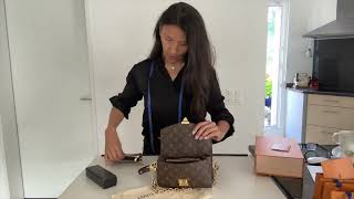 Unboxing Louis Vuitton Pochette Métis East West [upl. by Cayla]