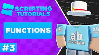 Functions  Roblox Scripting Tutorial [upl. by Rimidalb]