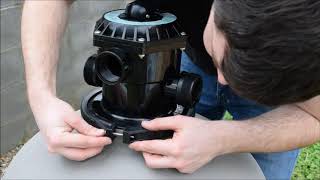 How To Install A Pool Sand Filter  Rx Clear Radiant 24quot Review [upl. by Kaasi36]