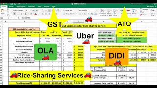 UBER GST Calculation in Australia [upl. by Littman]