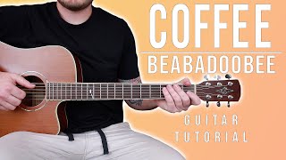 How to Play quotCoffeequot by Beabadoobee on Guitar for Beginners EASY CHORDS [upl. by Akym]