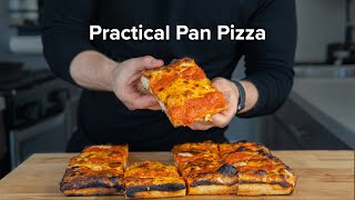 My favorite pizza to cook at home Detroit Style [upl. by Cud]