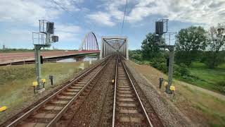 Führerstandsmitfahrt FLX35 1356 Leipzig Hbf  Berlin Südkreuz Flixtrain Cab Ride [upl. by Drexler]