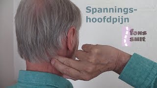 Zelfbehandeling  zeer werkzame   van spanningshoofdpijn [upl. by Tecu]